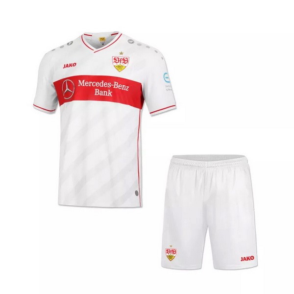 Camiseta Stuttgart Replica Primera Ropa Niños 2020/21 Blanco